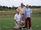 Snelle jongens hoor, die golfers. Hier een flitsende flight! Klik voor een vergrote versie!